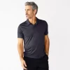Men's Tek Gear® DryTek Polo -Tek Gear Shop 3996367 Ash Black