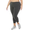 Plus Size Tek Gear® Essential High-Waisted Capri Leggings 2 Plus Size Tek Gear® Essential High-Waisted Capri Leggings -Tek Gear Shop 4215123 Ink Heather