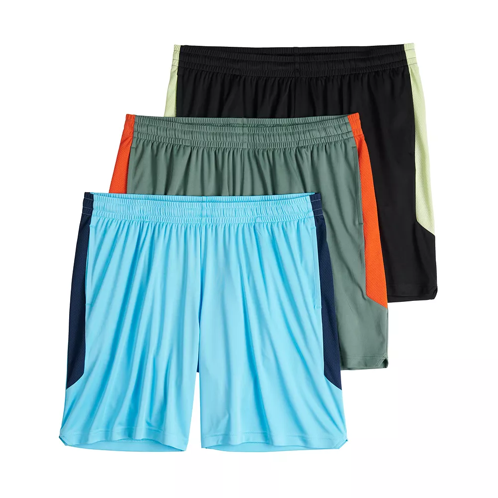 Big & Tall Tek Gear® 3-Pack Dry Tek Shorts 3 Big & Tall Tek Gear® 3-Pack Dry Tek Shorts