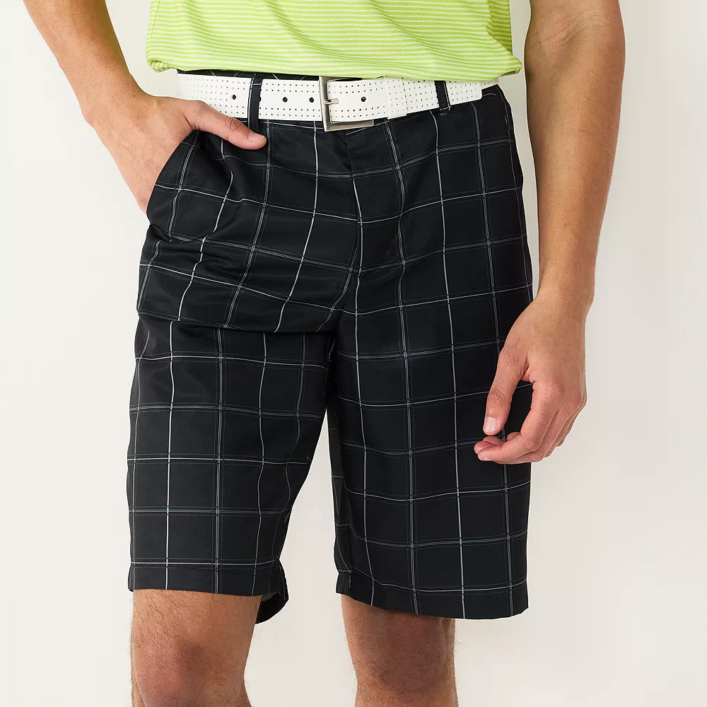 Men's Tek Gear® Plaid Flat-Front Golf Shorts 3 Men's Tek Gear® Plaid Flat-Front Golf Shorts