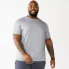 Big & Tall Tek Gear® Core Tee -Tek Gear Shop 5237684 Modern White Slate
