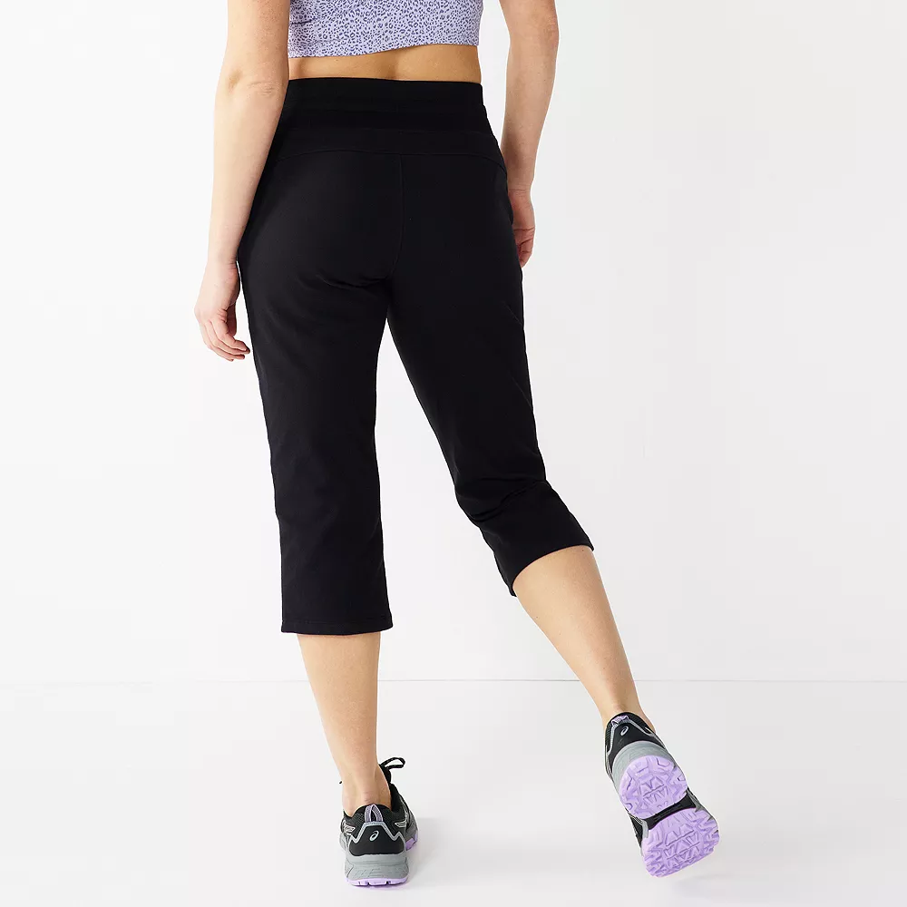 Petite Tek Gear® Essential Straight-Leg Workout Capris 4 Petite Tek Gear® Essential Straight-Leg Workout Capris - Image 2