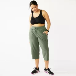 Plus Size Tek Gear® Essential Straight-Leg Capris 7 Plus Size Tek Gear® Essential Straight-Leg Capris -Tek Gear Shop 5242843 ALT9