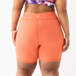 Plus Size Tek Gear® 7-in. Brushed High-Waisted Bike Shorts -Tek Gear Shop 5553994 ALT