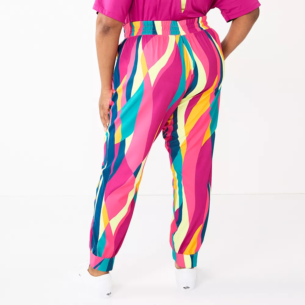 Plus Size Tek Gear® Zipper-Hem Woven Track Pants 4 Plus Size Tek Gear® Zipper-Hem Woven Track Pants - Image 2