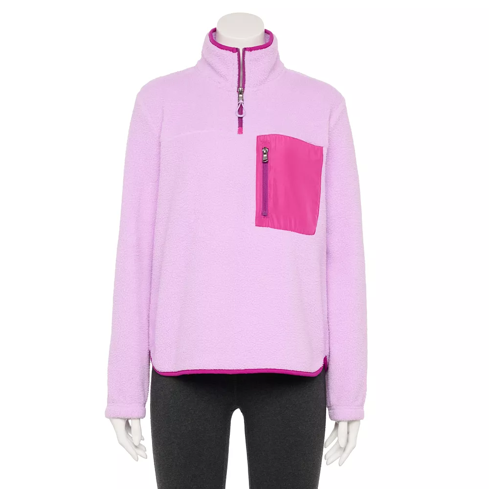 Women's Tek Gear® Quarter-Zip Sherpa Pullover 3 Women's Tek Gear® Quarter-Zip Sherpa Pullover