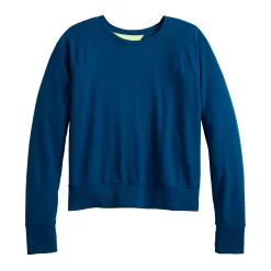 Women's Tek Gear® Keyhole Back Long-Sleeve Tee -Tek Gear Shop 5662107 ALT2