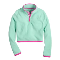 Girls 7-20 Tek Gear® Microfleece 1/4-Zip Pullover In Regular & Plus