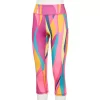 Women's Tek Gear® Core High-Waisted Capri Leggings 1 Women's Tek Gear® Core High-Waisted Capri Leggings -Tek Gear Shop 6004846 Pink Abstract Print