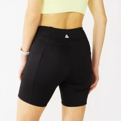 Women's Tek Gear® Core High-Waisted Bike Shorts -Tek Gear Shop 6264663 ALT