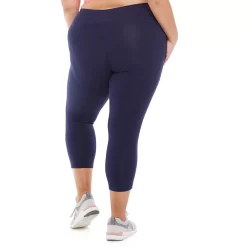 Plus Size Tek Gear® Essential High-Waisted Capri Leggings -Tek Gear Shop 6264904 ALT